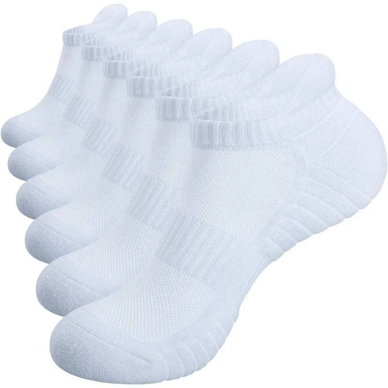 6 Pair Running Anti-Blister Socks – Comfort and Cushioned