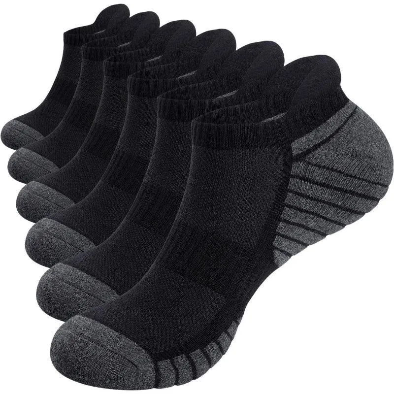 6 Pair Running Anti-Blister Socks – Comfort and Cushioned