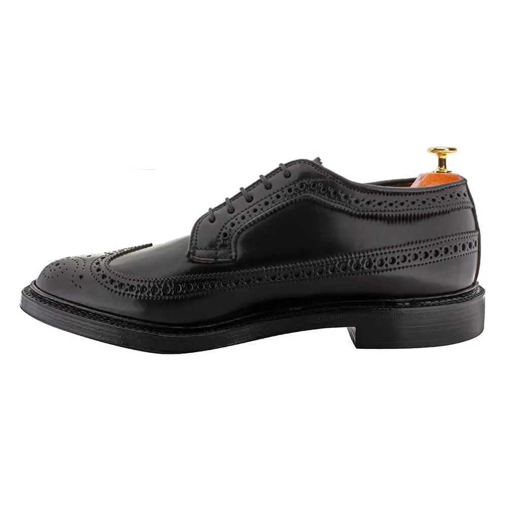 7 CM / 2.76 Inches CMR CHAMARIPA Elevator Shoes - Step Up Your Height Game wit Height Increasing Wing Tip Derby Shoes - Black Shell Cordovan Elevator Shoes