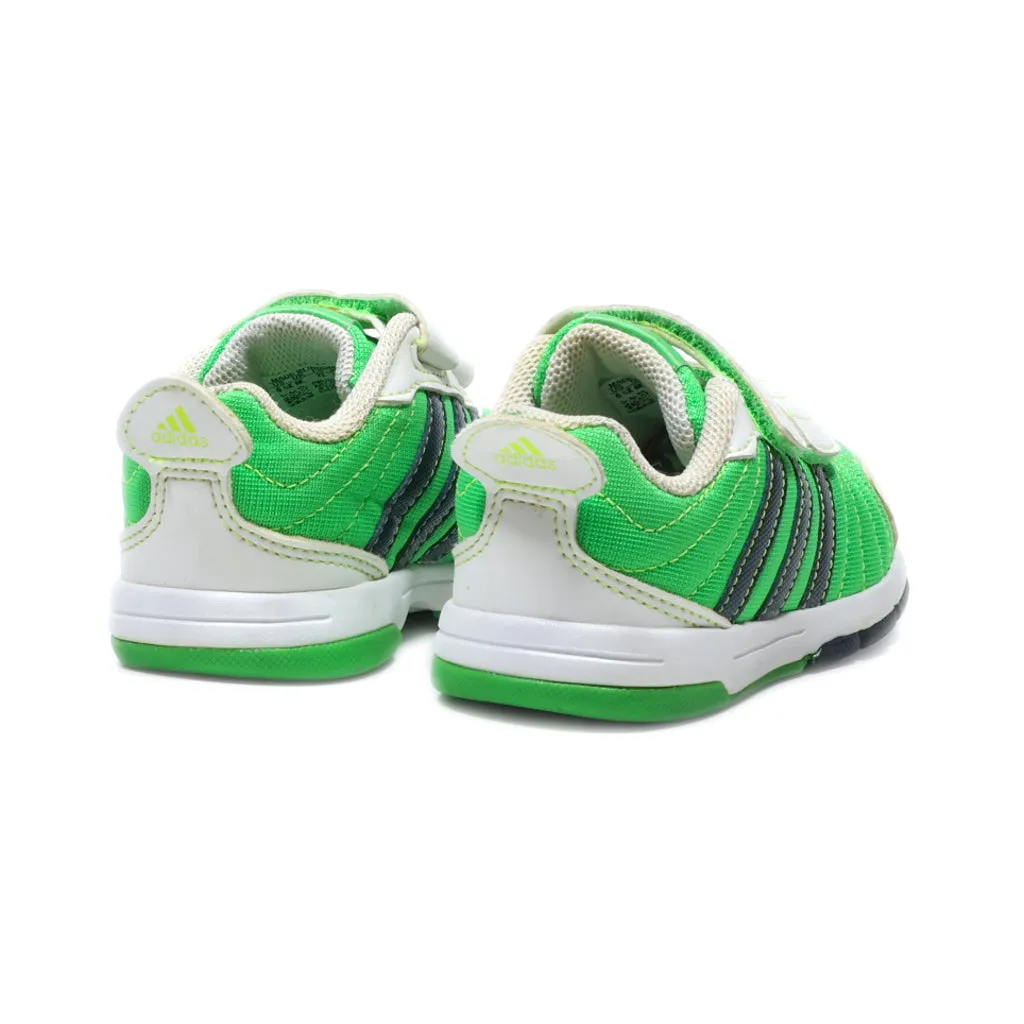 Adidas Sneakers Fabric Green Colour For Kids