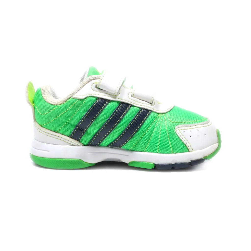 Adidas Sneakers Fabric Green Colour For Kids