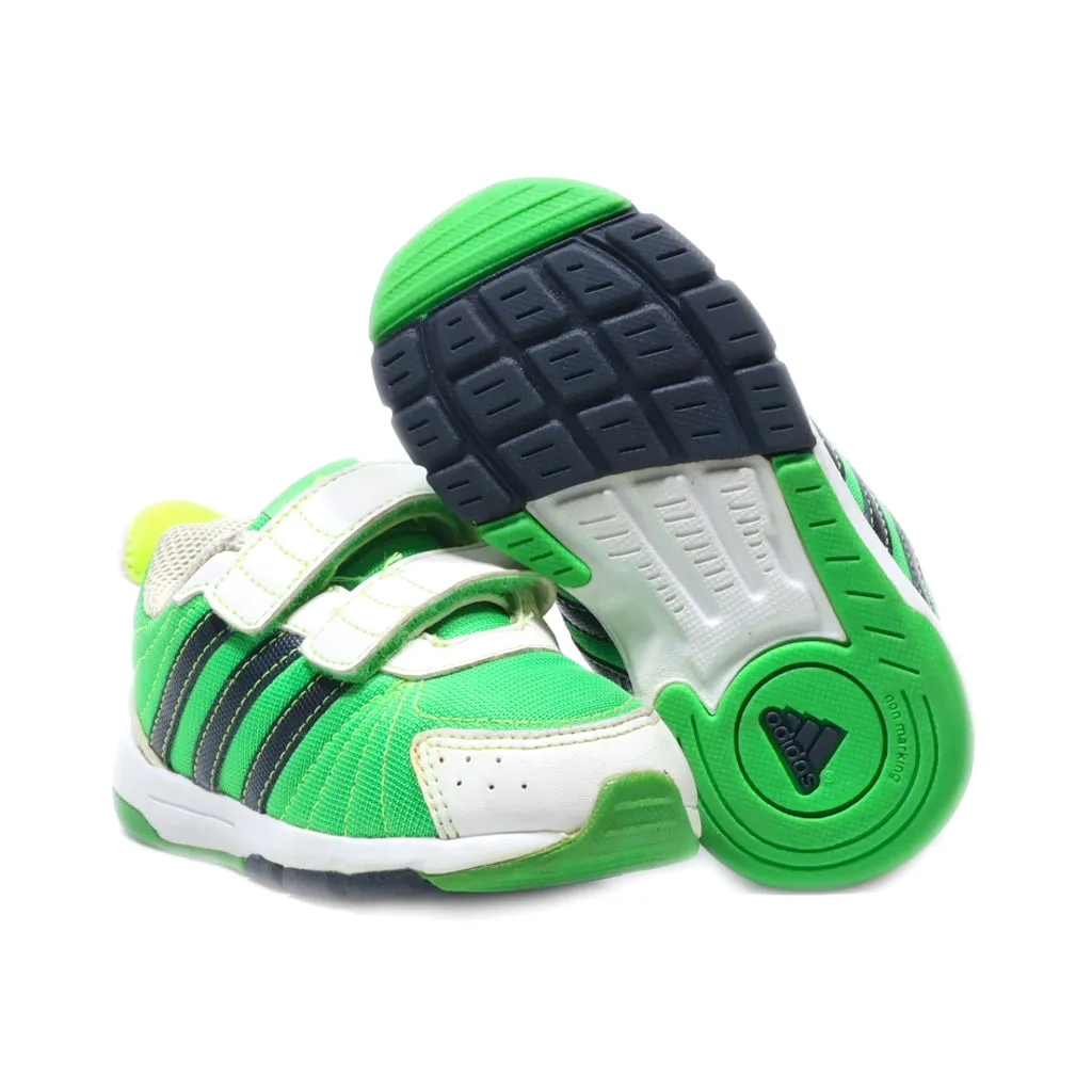 Adidas Sneakers Fabric Green Colour For Kids