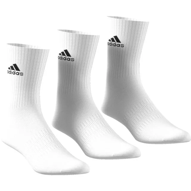 Adidas Unisex Training Dz9356 Cush Crw 3Pp White/White/Black