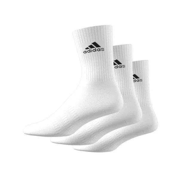 Adidas Unisex Training Dz9356 Cush Crw 3Pp White/White/Black