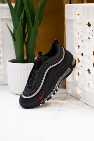 AIR MAX 97 (GS) "BLACK/RED"