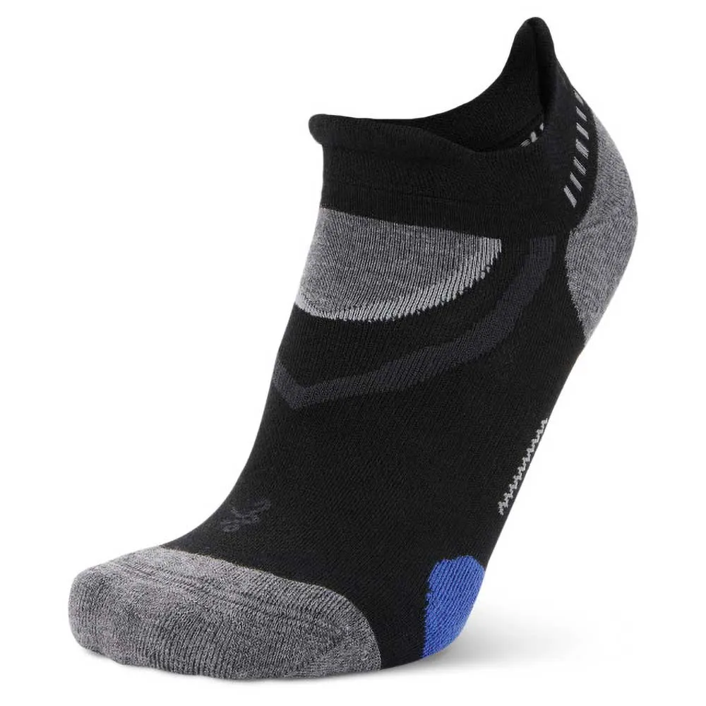 All Gender UltraGlide No Show Socks - Black