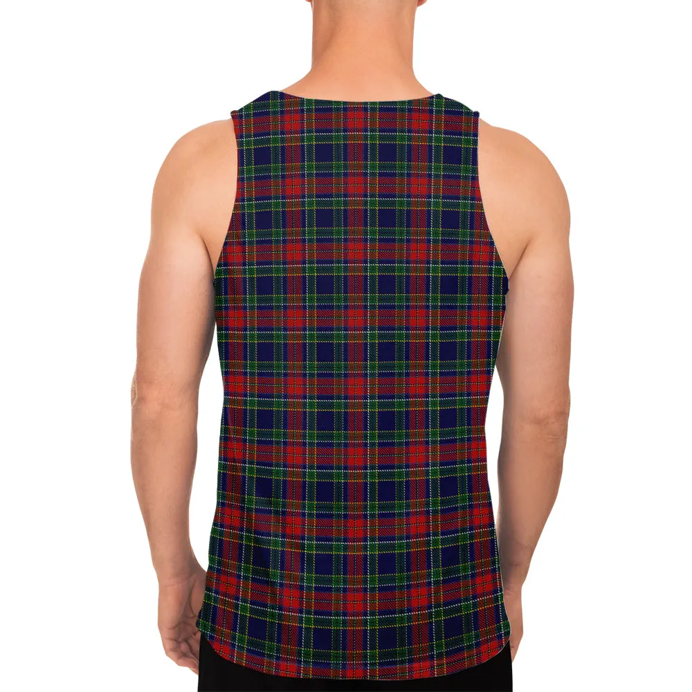 Allison Red Tartan Mens Tank Top