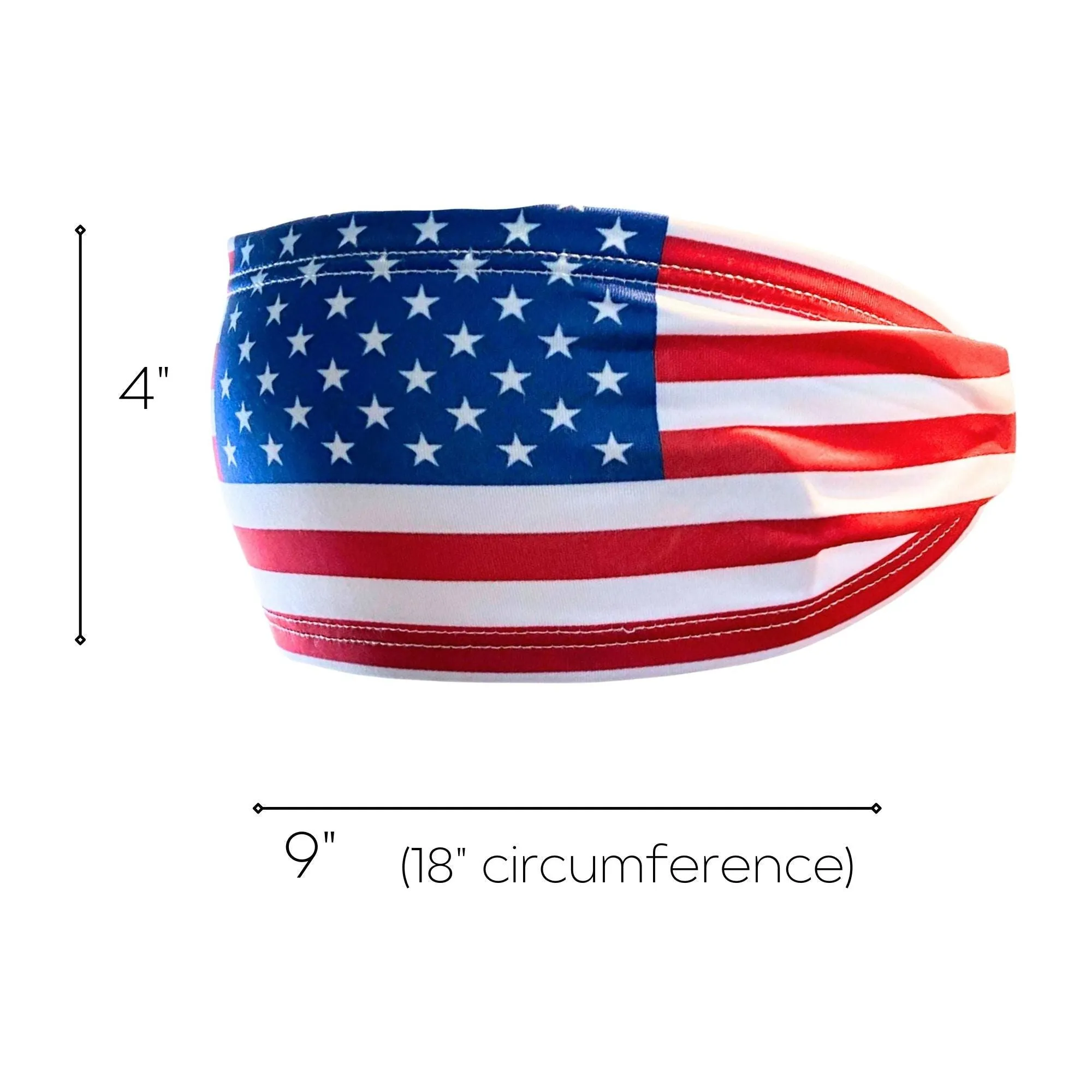 American Flag Performance Headband