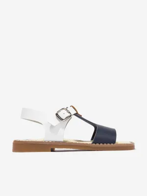 Andanines Unisex Leather T-Bar Sandals