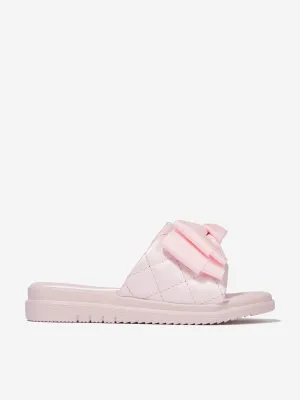 Angels Face Girls Lisbeth Quilted Sliders in Pink