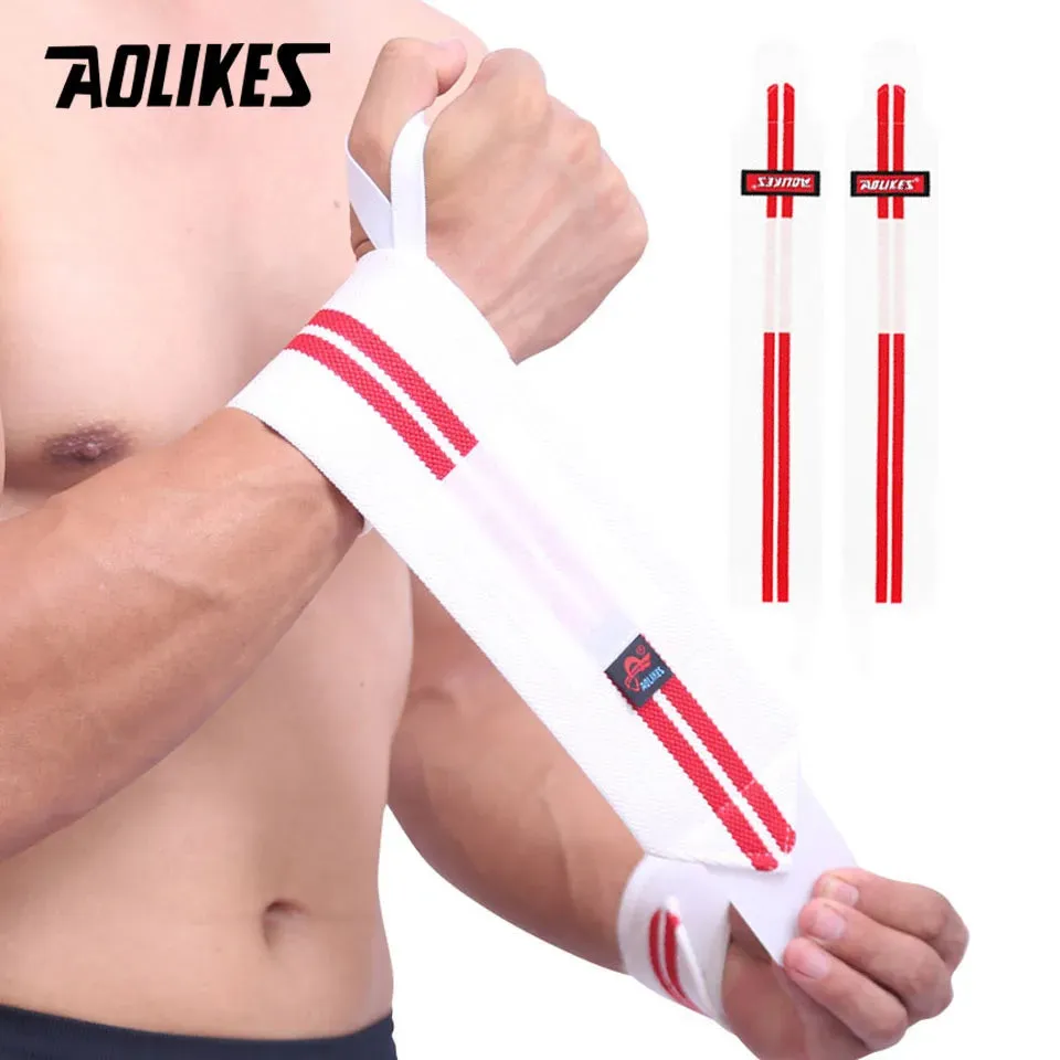 AOLIKES 1 Pair Wristband  Lifting Straps