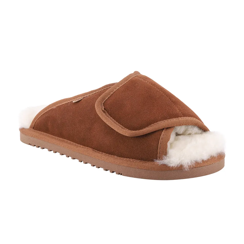 APMA Open Toe Wide Slip On Slippers