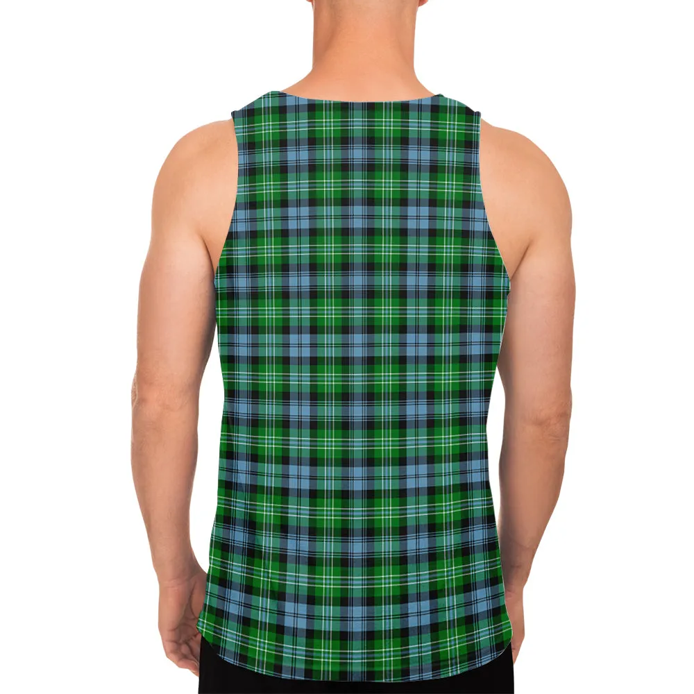 Arbuthnot Ancient Tartan Mens Tank Top with Family Crest