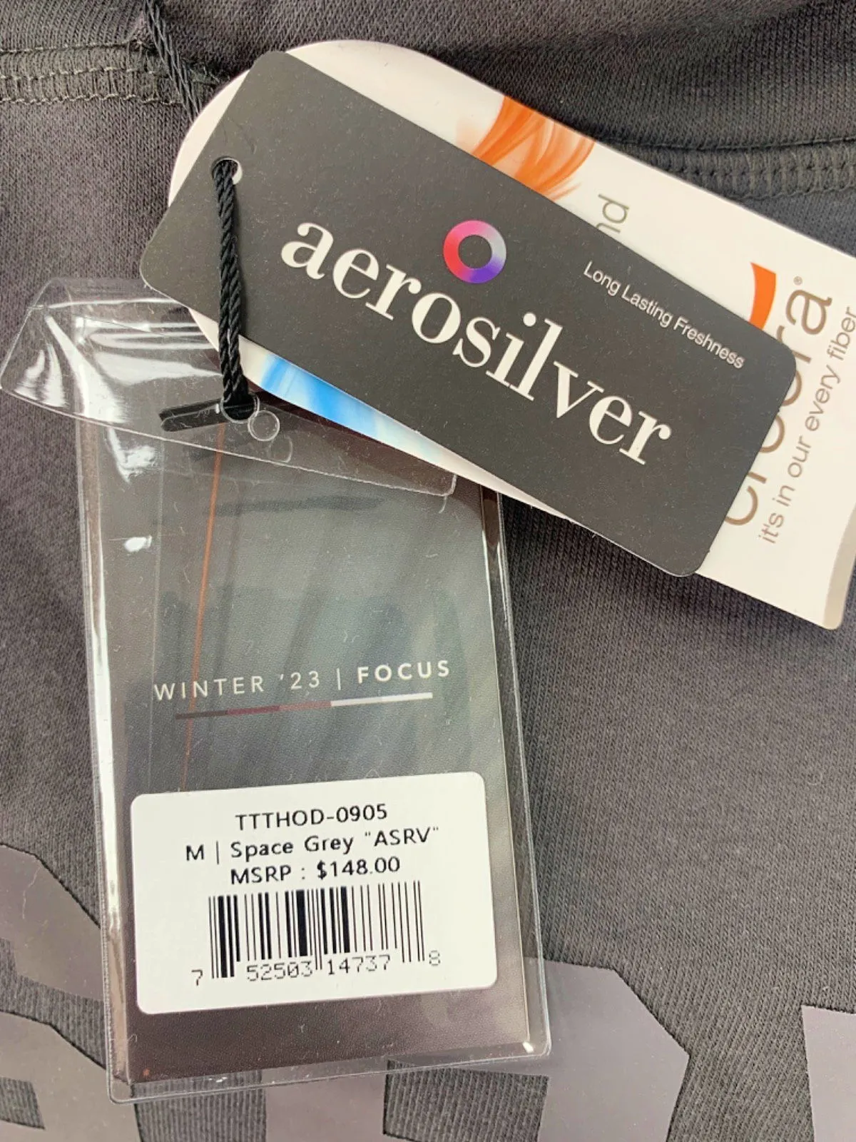 ASRV Space Grey Hoodie Winter '23 Focus UK M