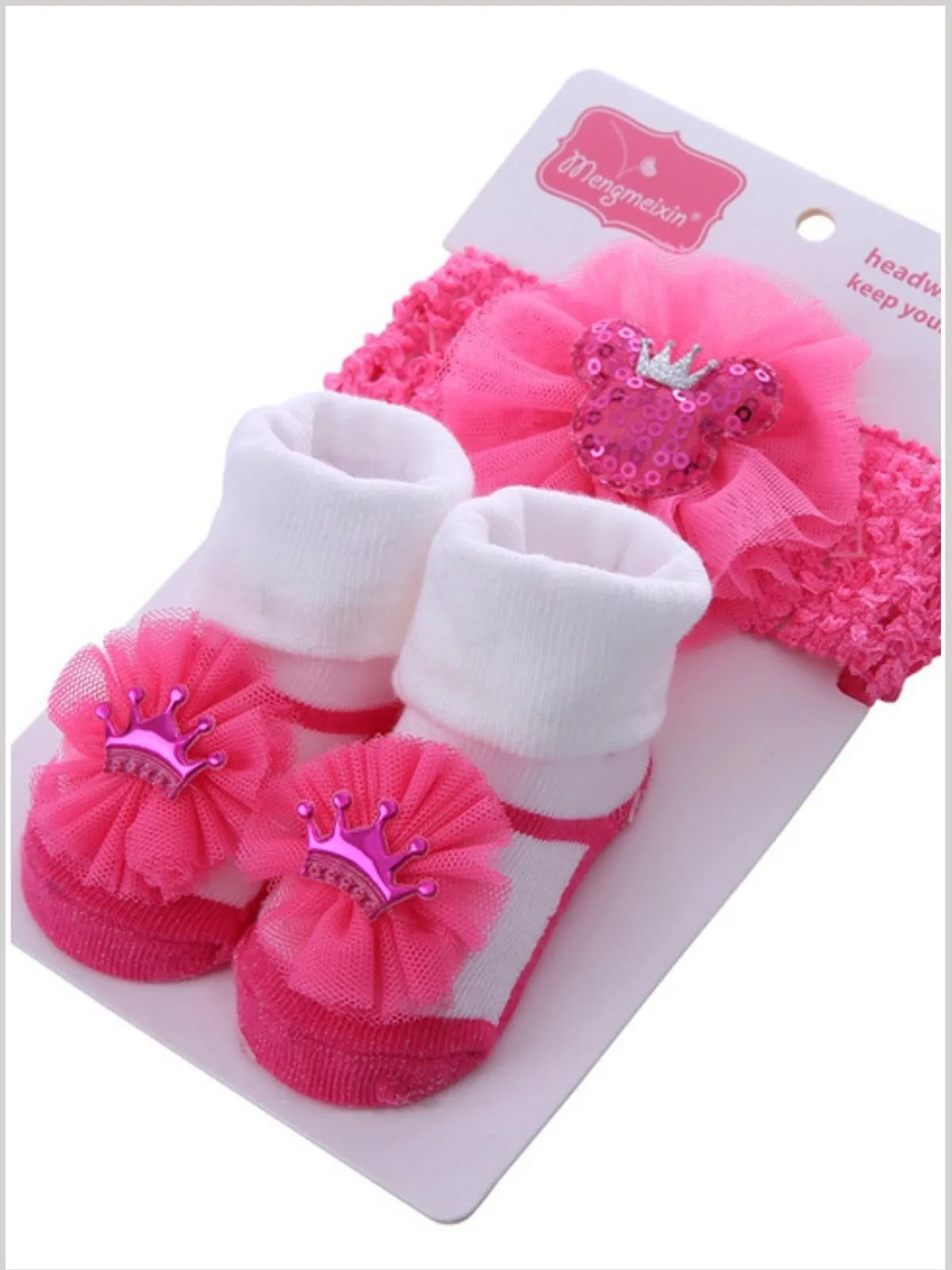 Baby Sparkle Headband and Shoes Sets