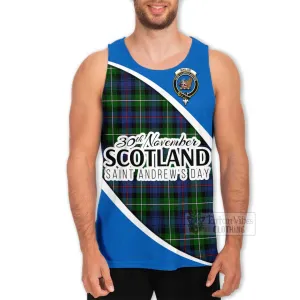 Baillie (Bailey) Family Crest Tartan Men's Tank Top Celebrate Saint Andrew's Day in Style