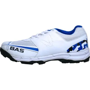 BAS White and Blue Camo Cricket Rubber Shoes