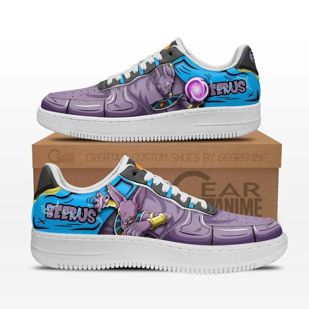 Beerus Air Sneakers Custom Anime Dragon Ball Shoes