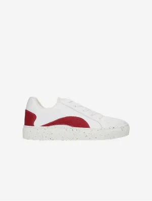 Berlin Unisex Piñatex & Apple Leather Vegan Sneakers | Red