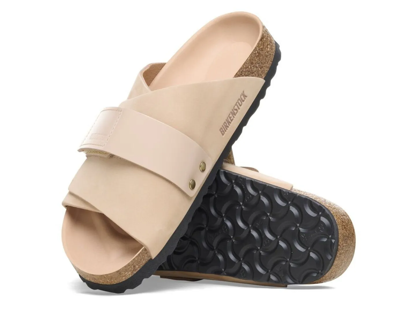 Birkenstock: Kyoto in High Shine New Beige