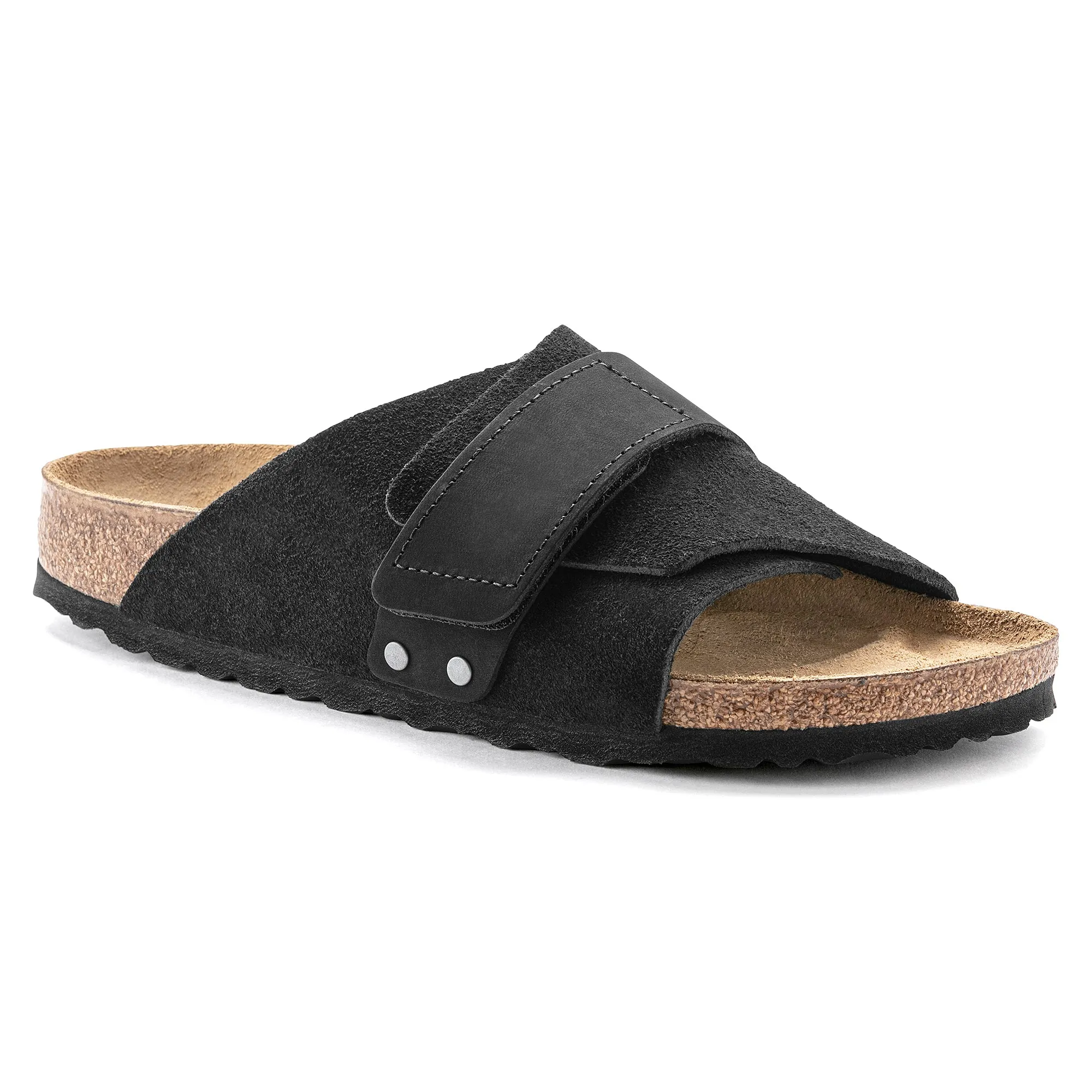 Birkenstock Kyoto Nubuck/Suede Leather Color: Black