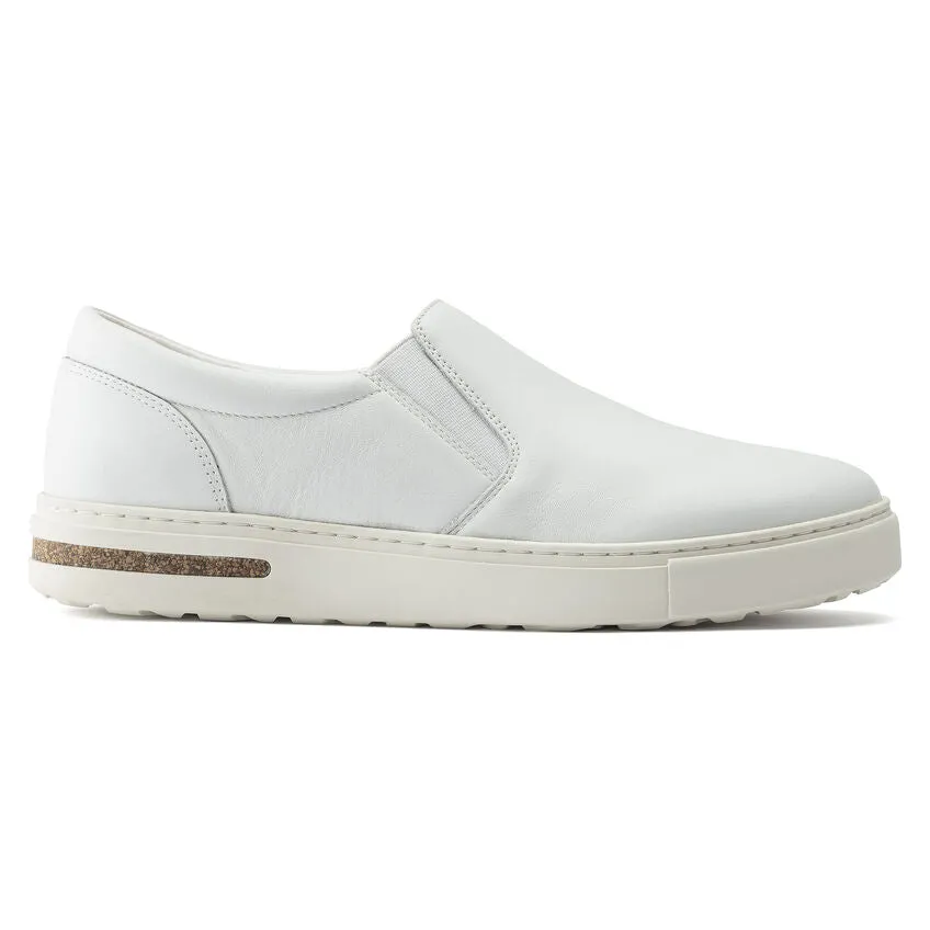 Birkenstock Oswego Natural Leather White Narrow Women's