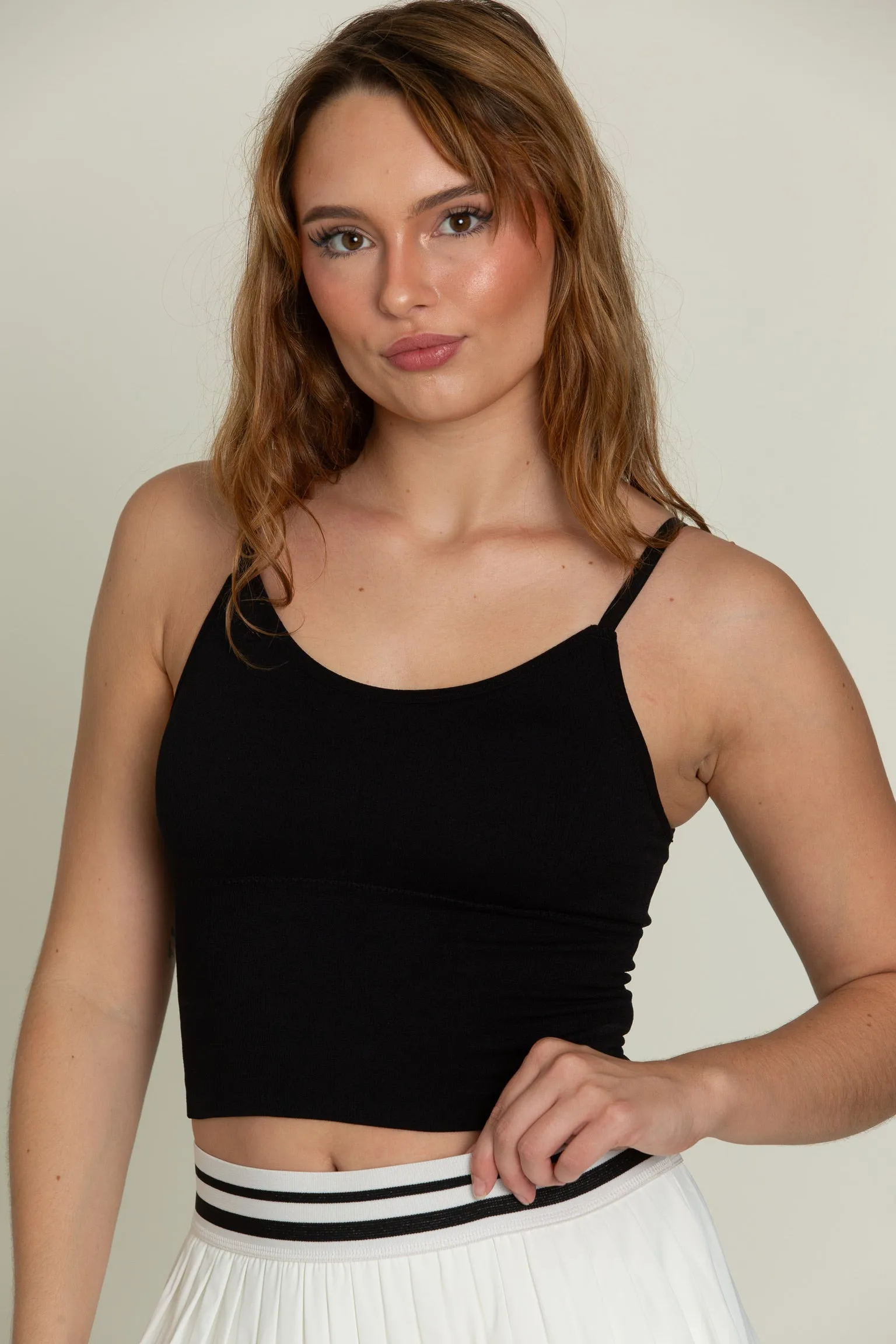 Black Original Ribbed Yoga Tank Top