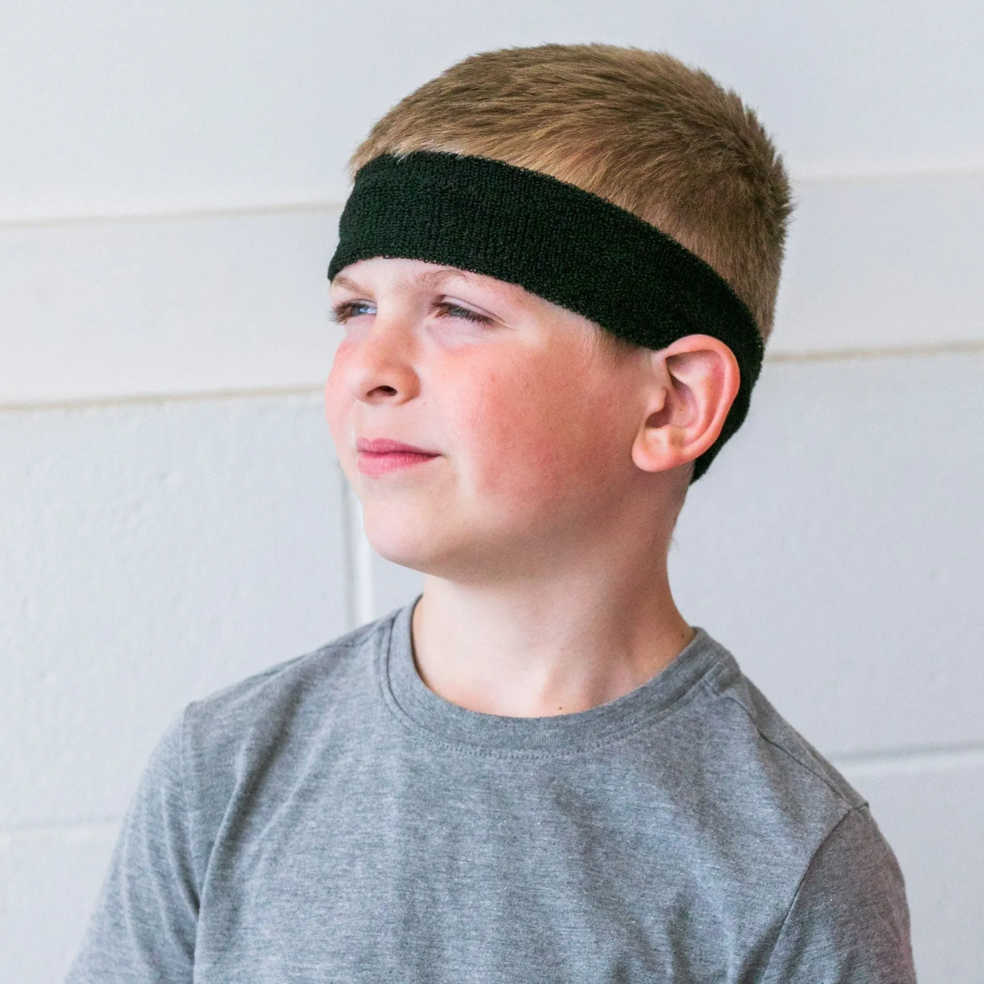 Black Red Blue Head Sweatbands - 3 Pack