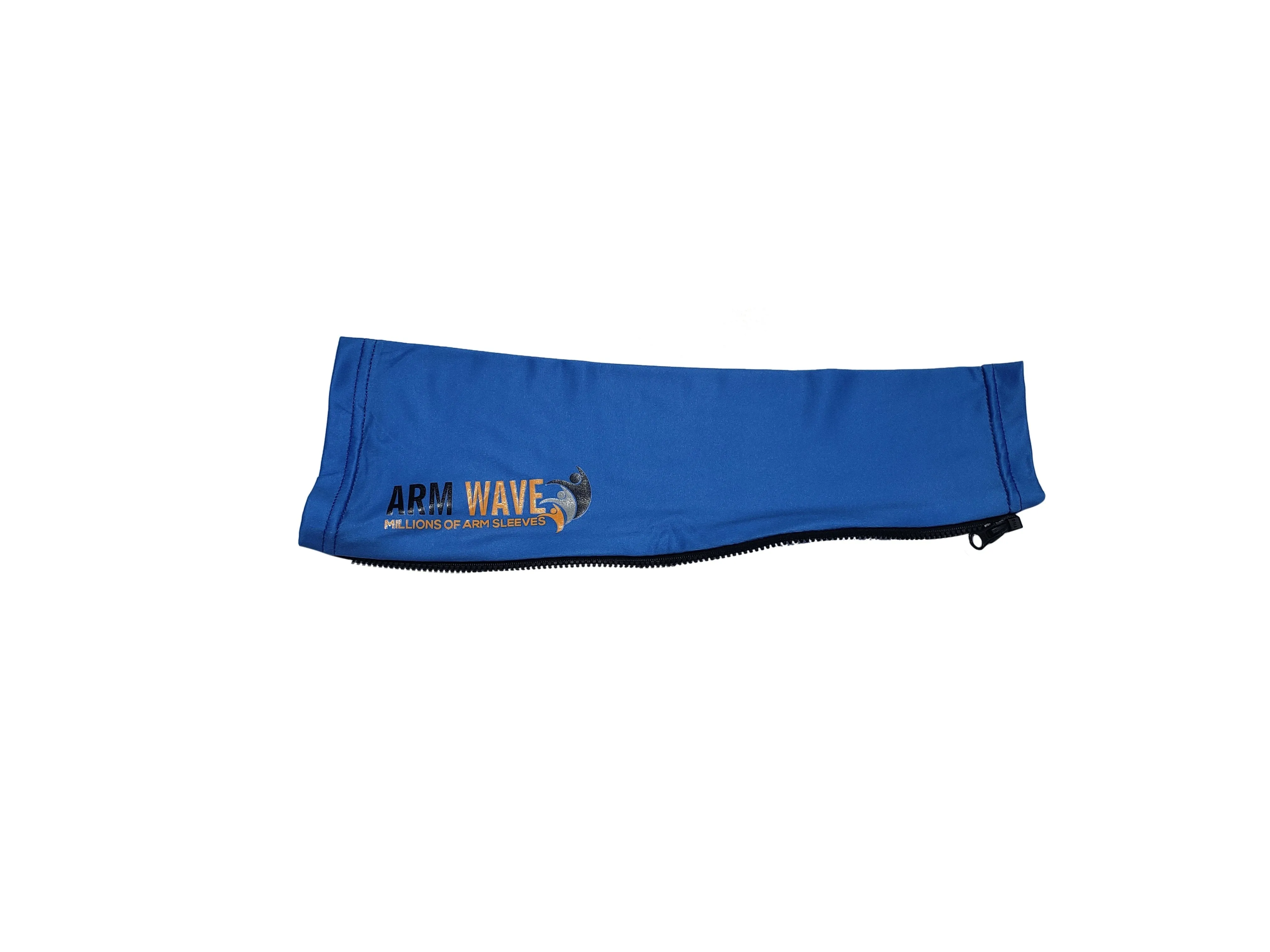 Blue Universal Arm Wave Zip Arm Sleeve