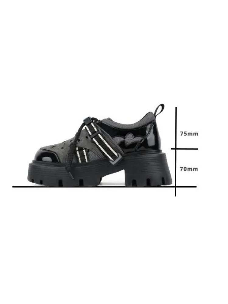 Border Band Sporty Casual Platform Shoes【s0000002670】