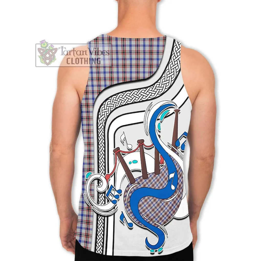 Boswell Tartan Men's Tank Top with Epic Bagpipe Style