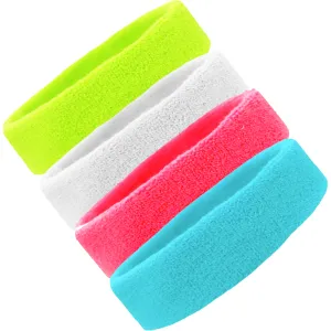 Bright Head Sweatbands - 4 Pack