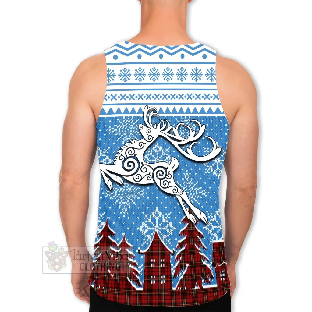 Brodie Clan Christmas Men's Tank Top Celtic Reindeer Style