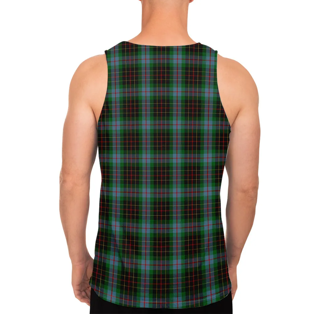 Brodie Hunting Tartan Mens Tank Top with Family Crest