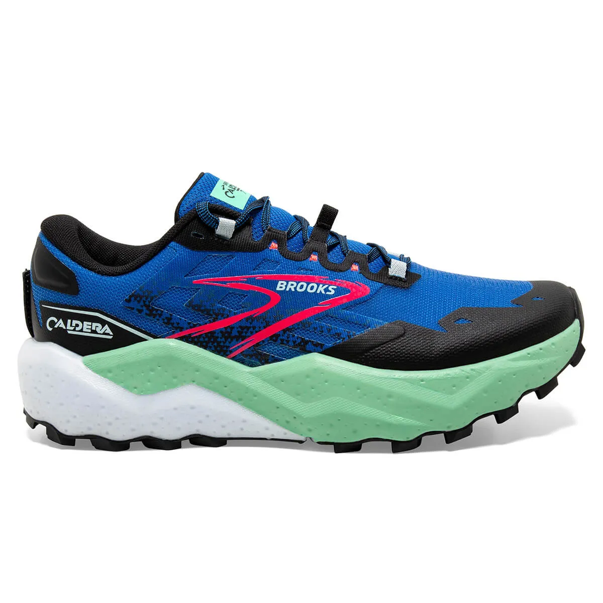 Brooks Caldera 7 Mens | Victoria Blue/black/spring Bud