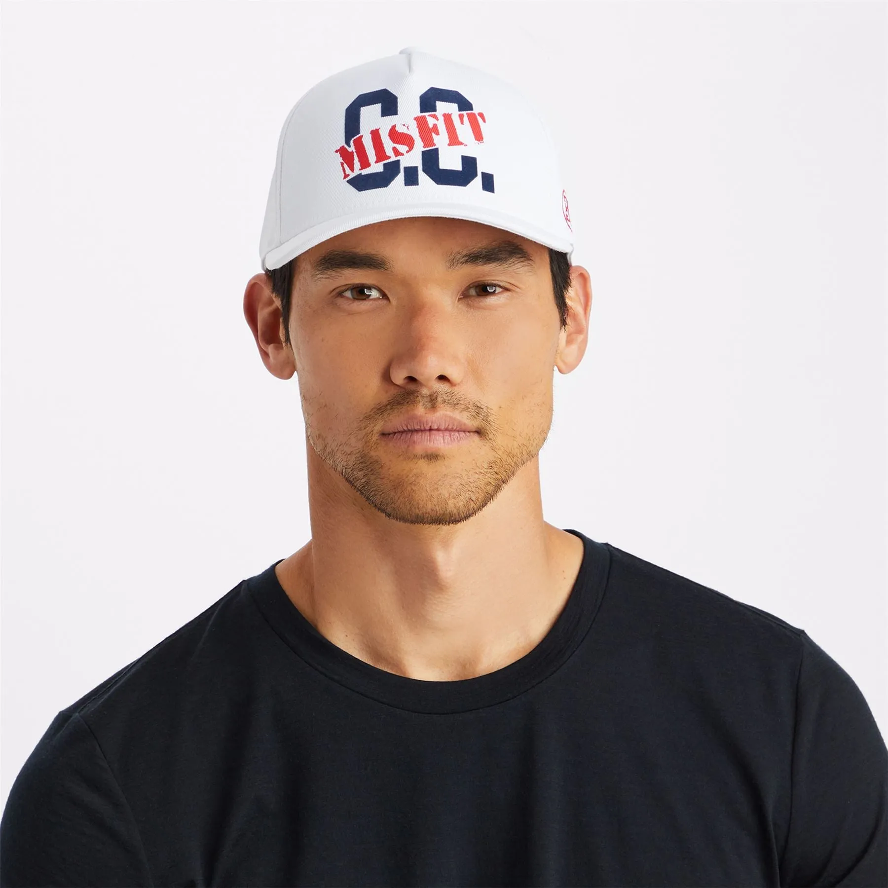 C.C. Misfit Stretch Twill Snapback Hat Snow - AW23