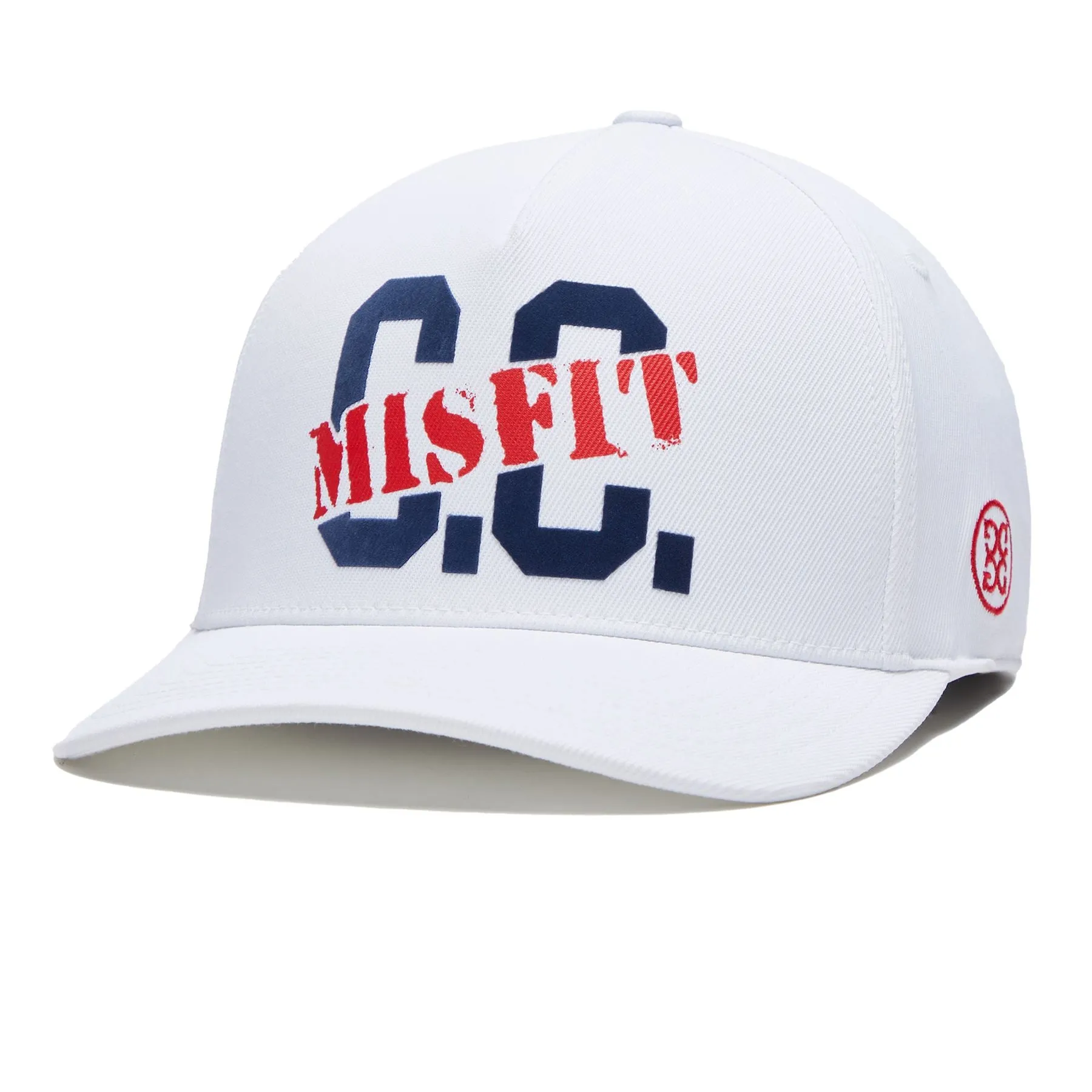 C.C. Misfit Stretch Twill Snapback Hat Snow - AW23