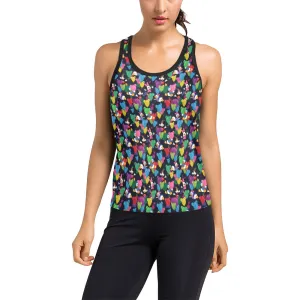 Character Balloons Women's Racerback Tank Top