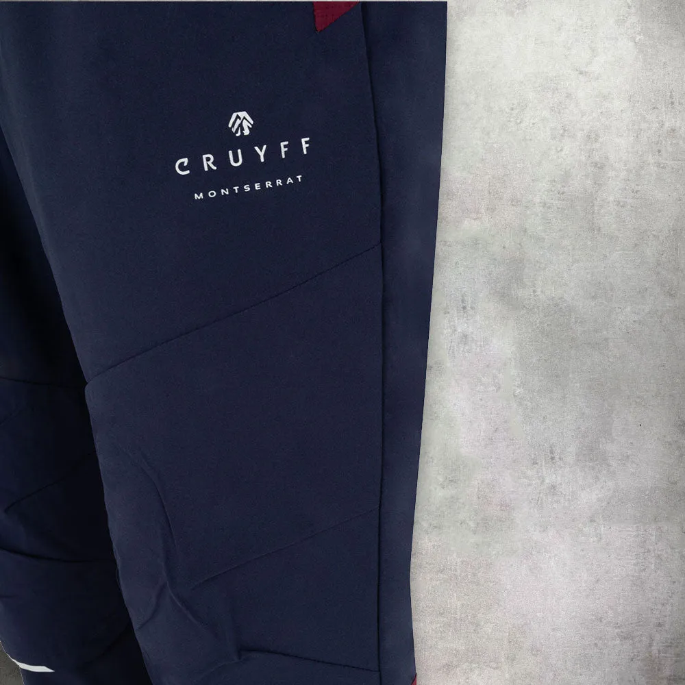 Cruyff Montserrat Surveyor Trackpants Navy/Cognac