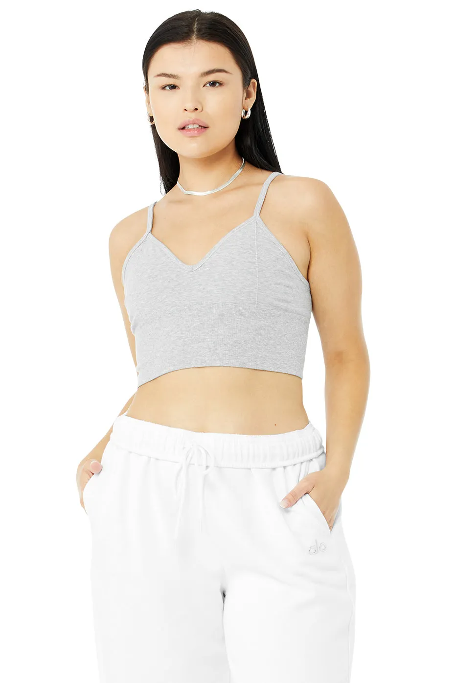 Delight Bralette - Athletic Heather Grey