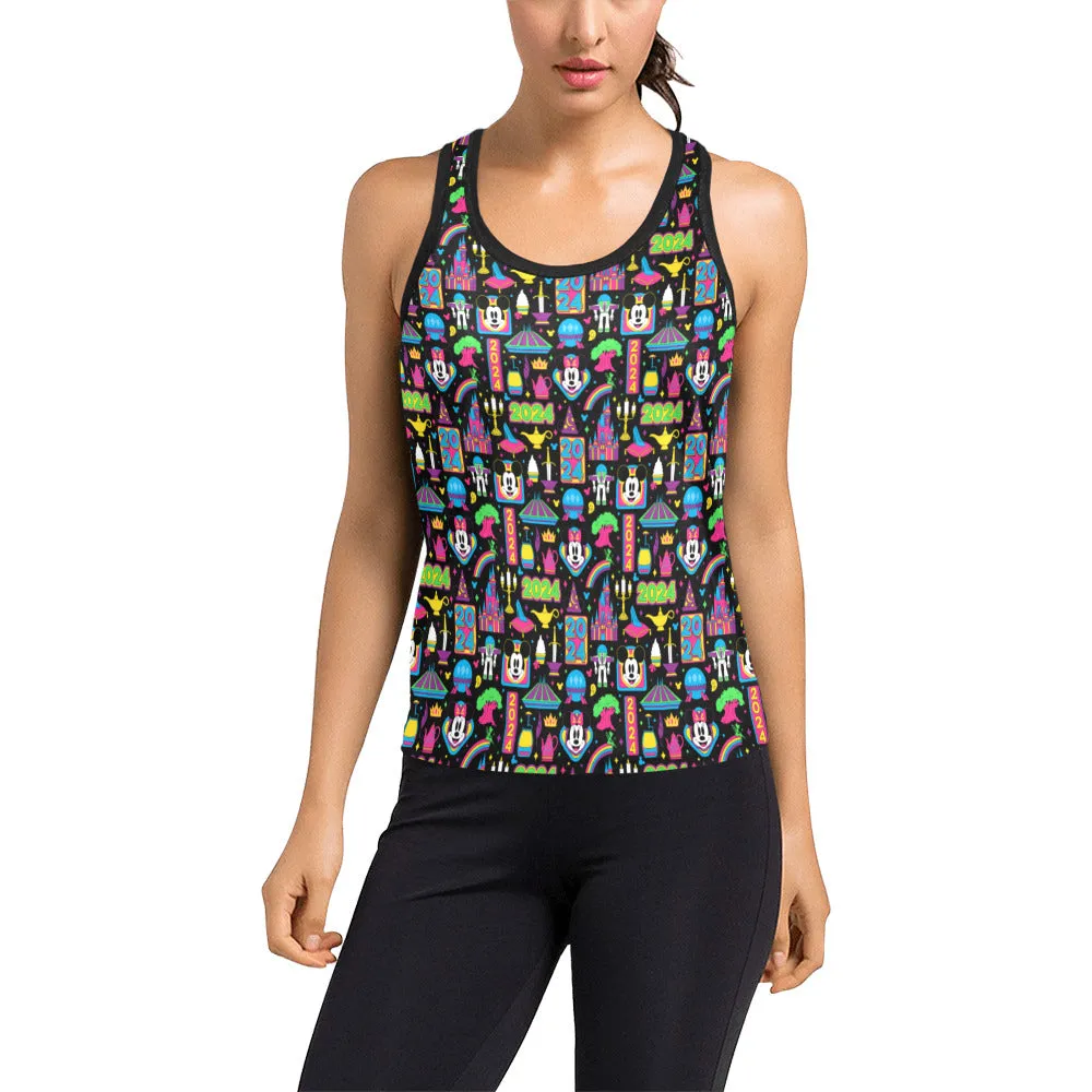 Disney 2024 Dark Women's Racerback Tank Top