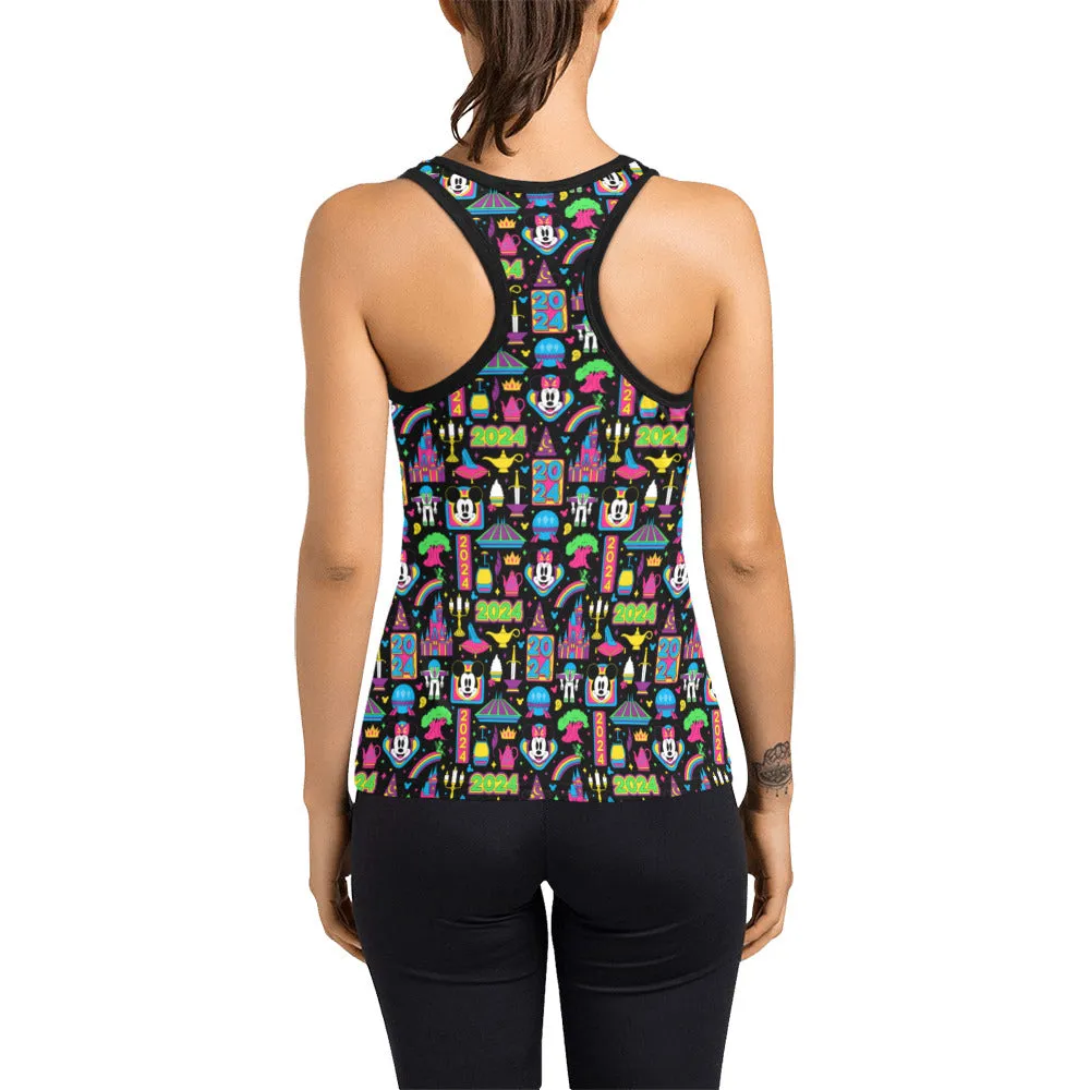 Disney 2024 Dark Women's Racerback Tank Top