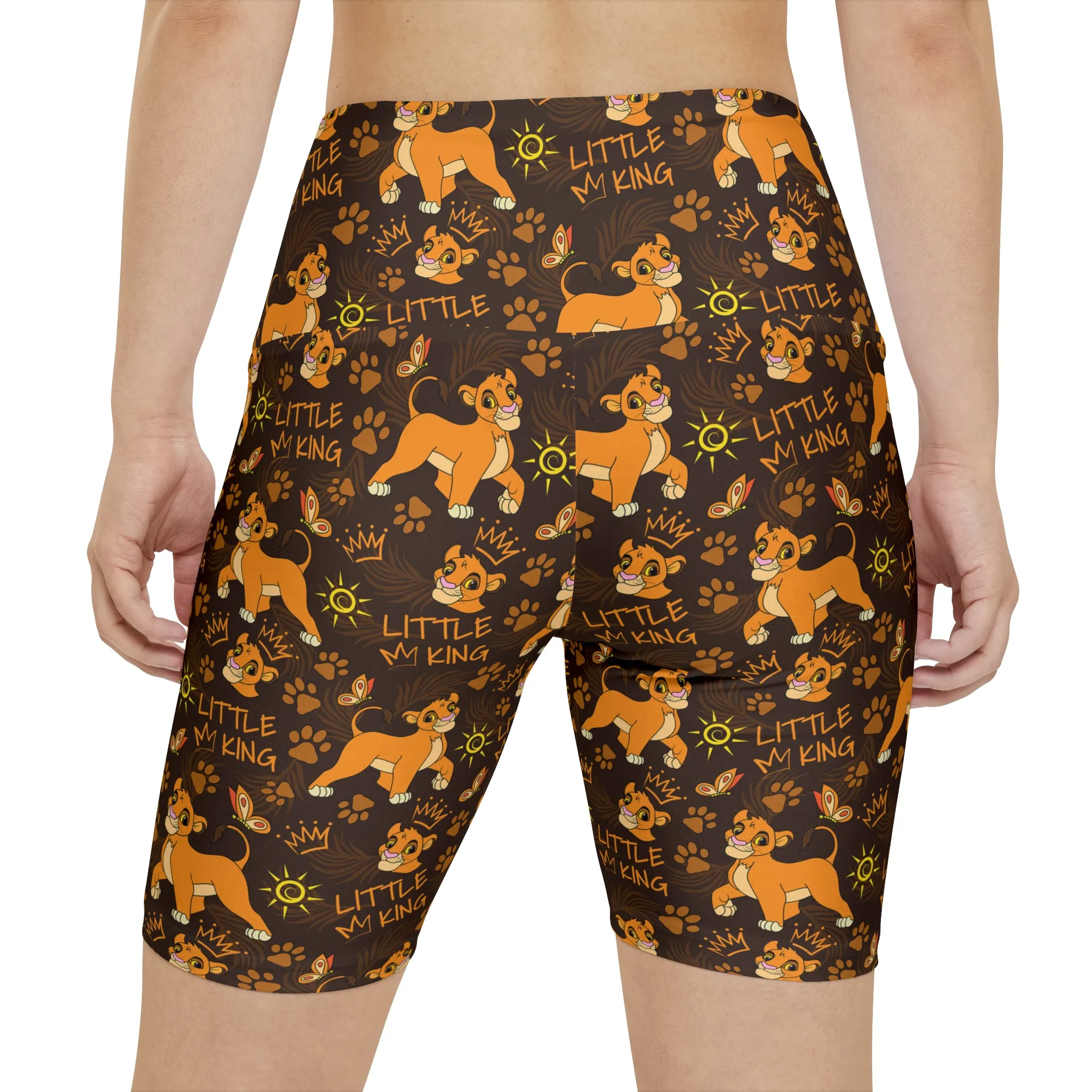 Disney Lion King Little King Women's Athletic Workout Shorts