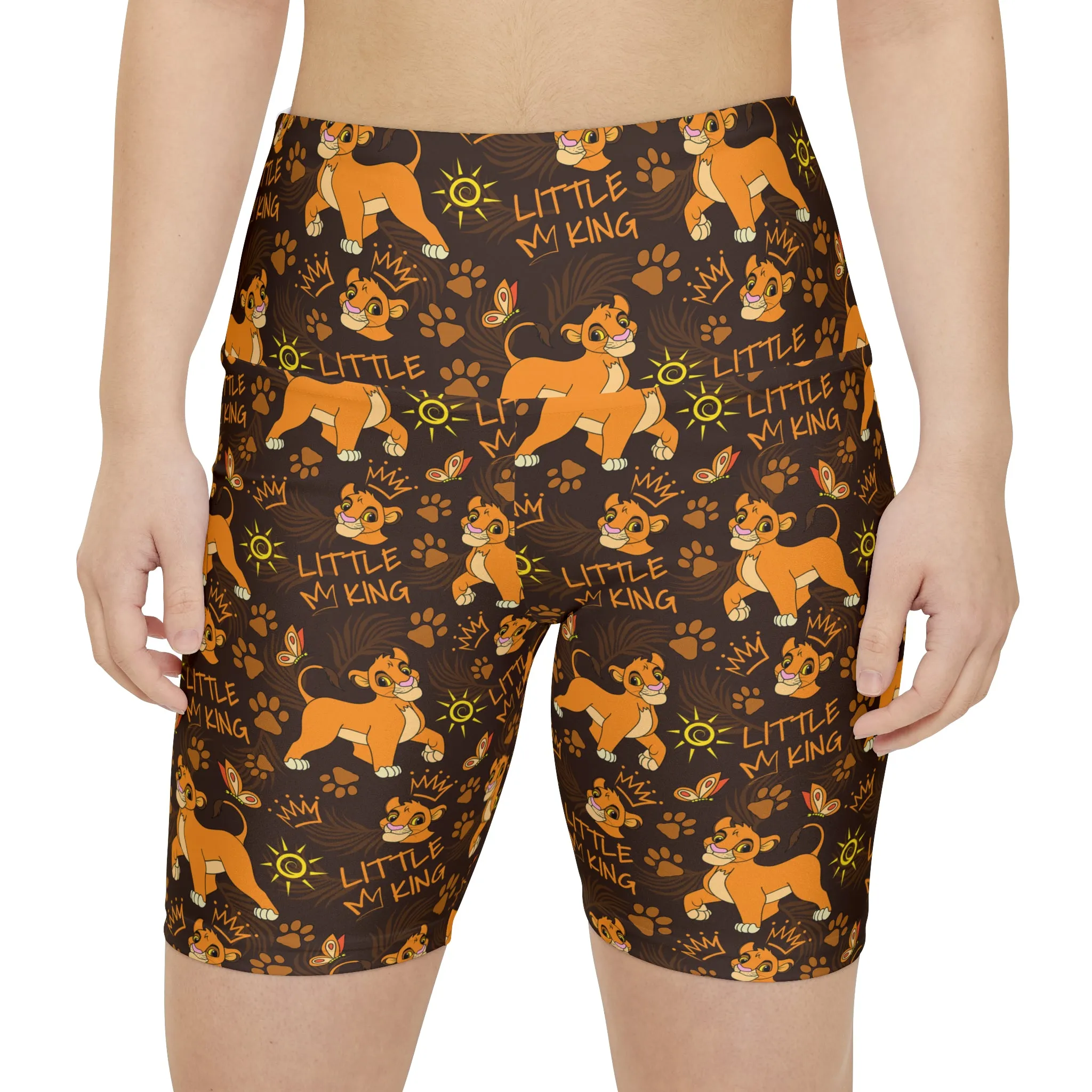 Disney Lion King Little King Women's Athletic Workout Shorts