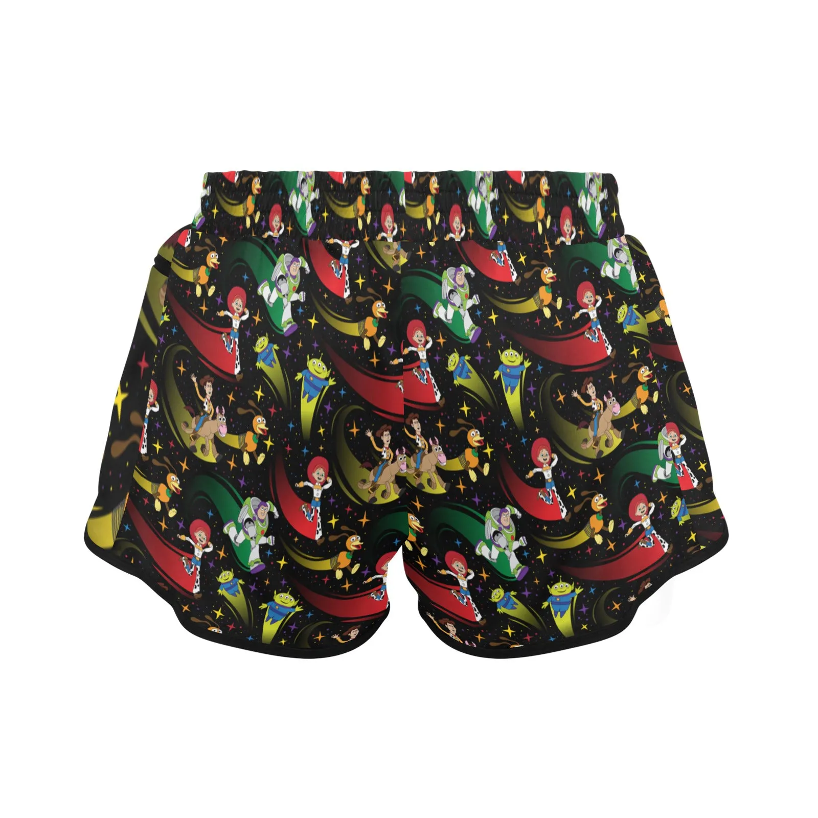 Disney Toy Story Roundup Friends Women's Athletic Sports Shorts