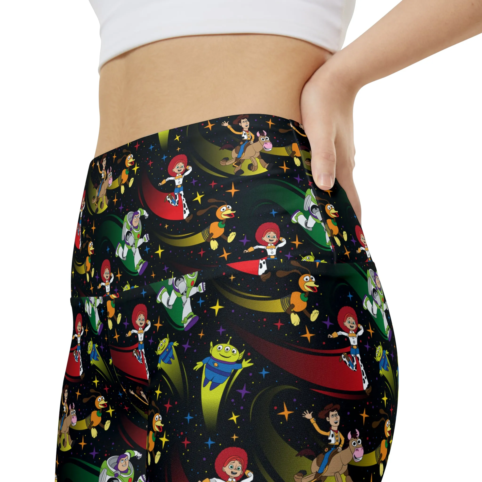 Disney Toy Story Roundup Friends Women's Athletic Workout Shorts