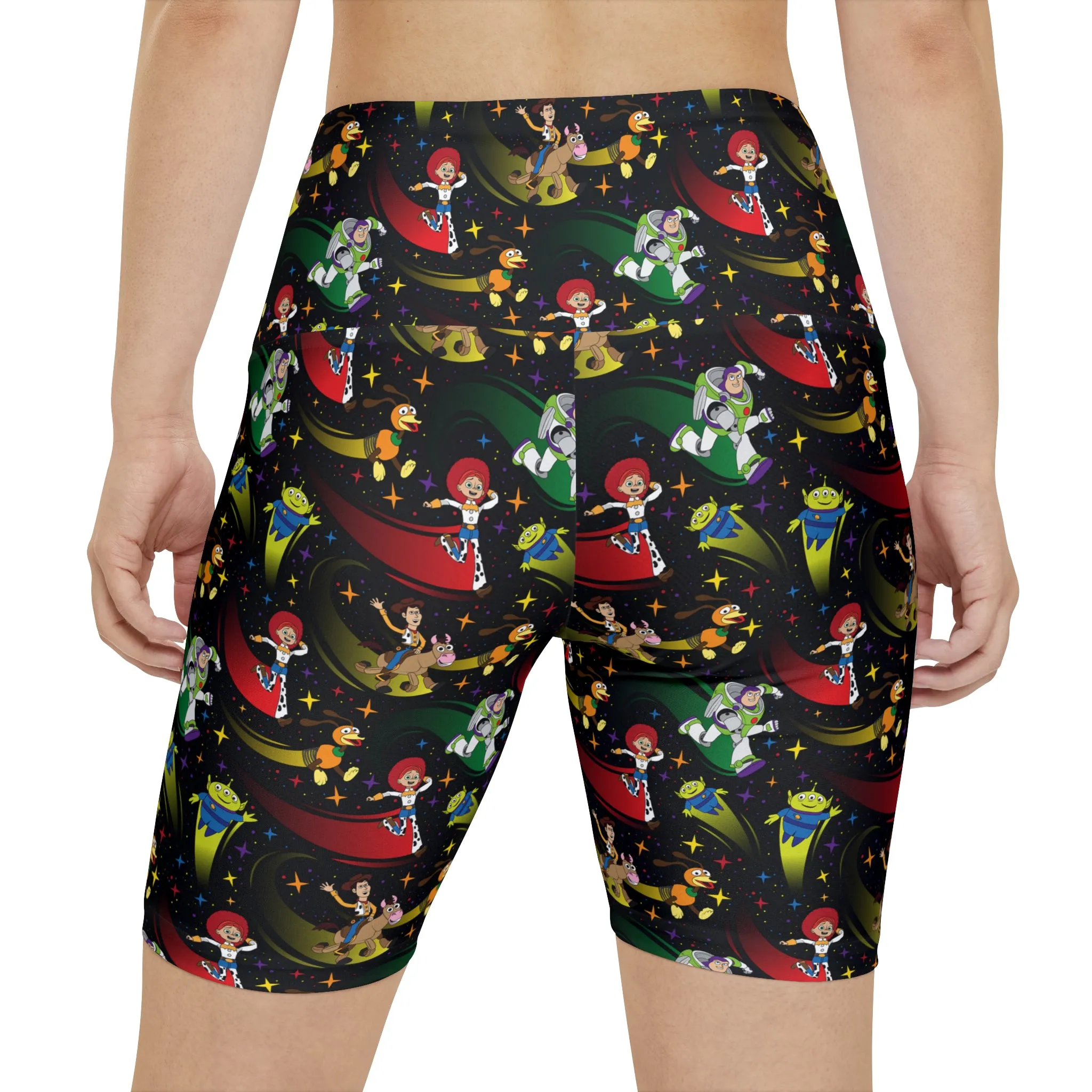 Disney Toy Story Roundup Friends Women's Athletic Workout Shorts