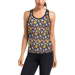 Disney Winnie The Pooh Hundred Acre Wood Friends Women's Racerback Tank Top