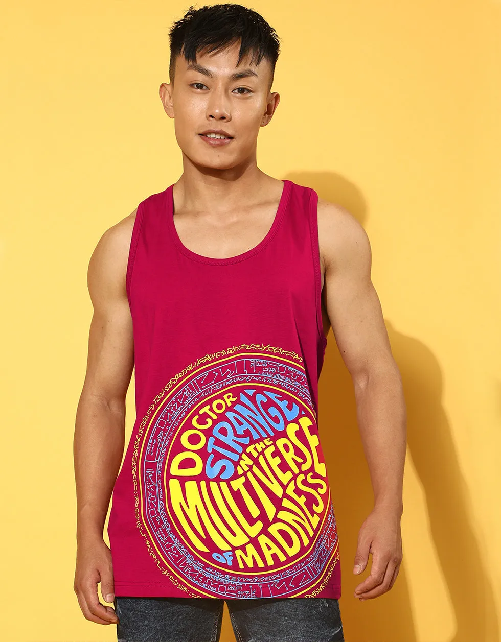 Doctor Strange Viva Magenta Printed Vest - Original Marvel Tee