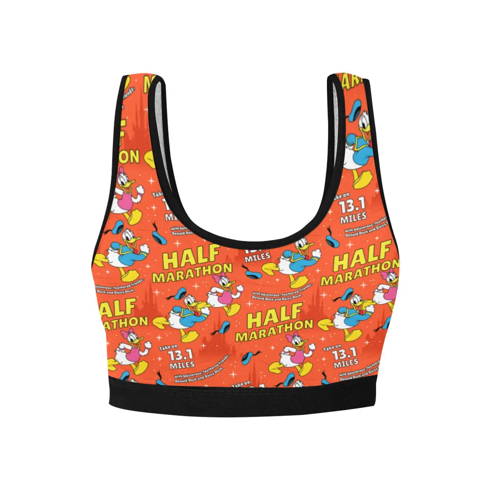 Donald And Daisy Half Marathon Women's Sports Bra